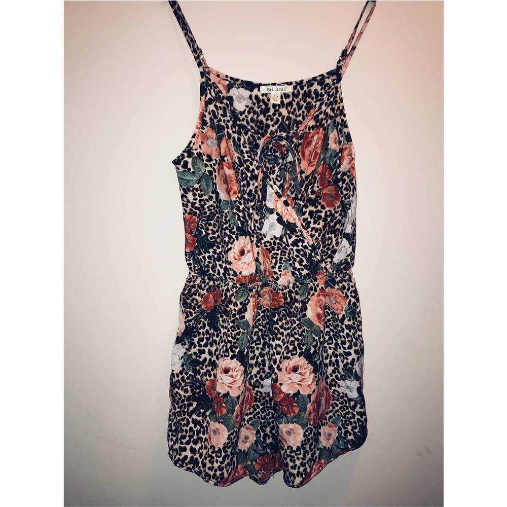 Leopard/Floral Romper